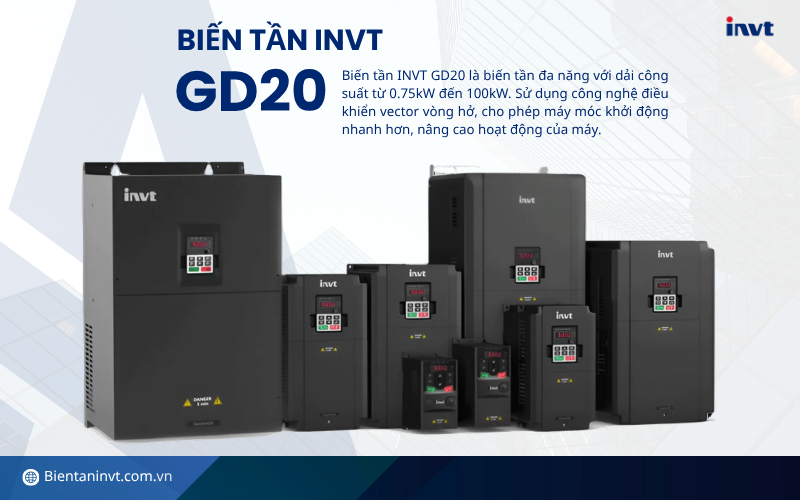 Biến tần đa năng thế hệ mới INVT GD20