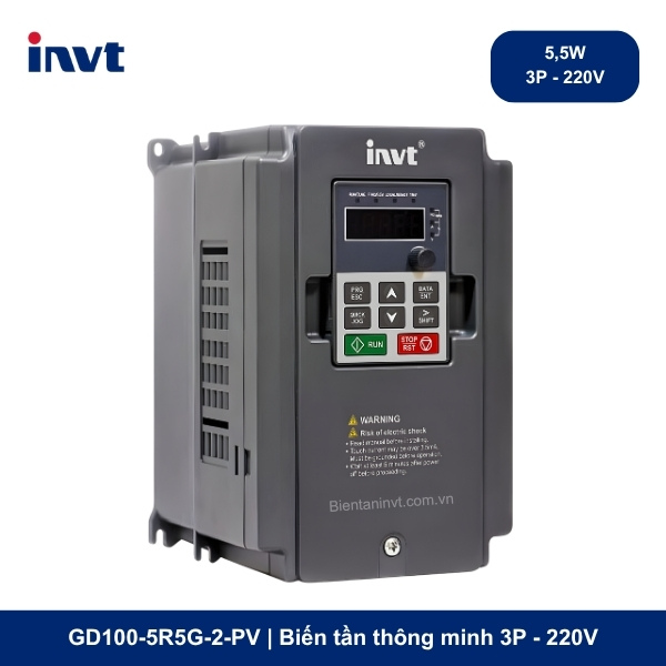 GD100-5R5G-2-PV _ Biến tần thông minh 3P - 220V