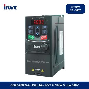 GD20-0R7G-4 _ Biến tần INVT 0,75kW 3 pha 380V
