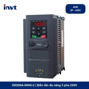 GD200A-004G-2 _ Biến tần đa năng 3 pha 220V