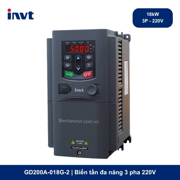GD200A-018G-2 _ Biến tần đa năng 3 pha 220V